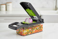 Trancheuse Multifonctionnelle Légumes & Pommes de Terre – Râpe, Coupe-Tranche, Hachoir Manuel Pratique | Accessoire Cuisine Maison