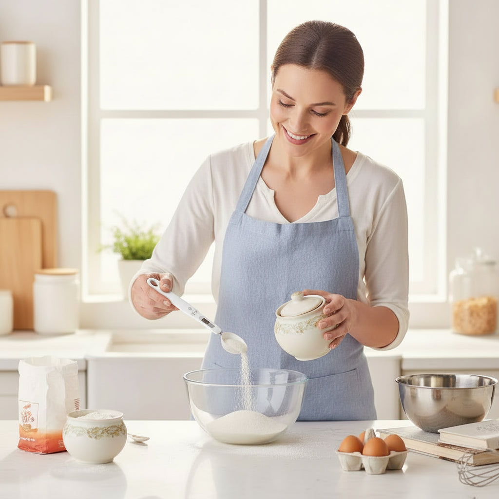 Balance de cuisine numérique électronique LCD, cuillère, balance alimentaire haute précision, farine, lait, café en poudre, mesure du poids, 0.1-500g