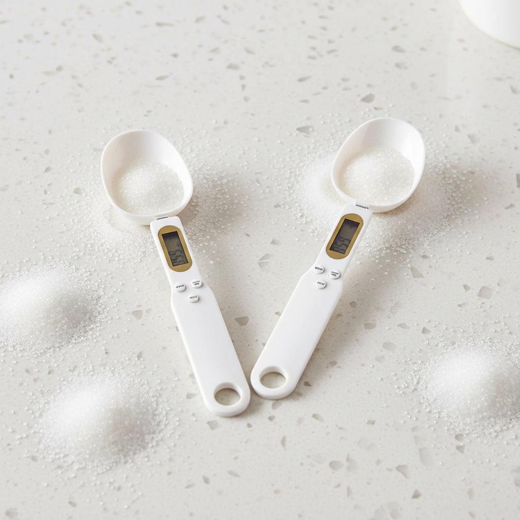 Balance de cuisine numérique électronique LCD, cuillère, balance alimentaire haute précision, farine, lait, café en poudre, mesure du poids, 0.1-500g